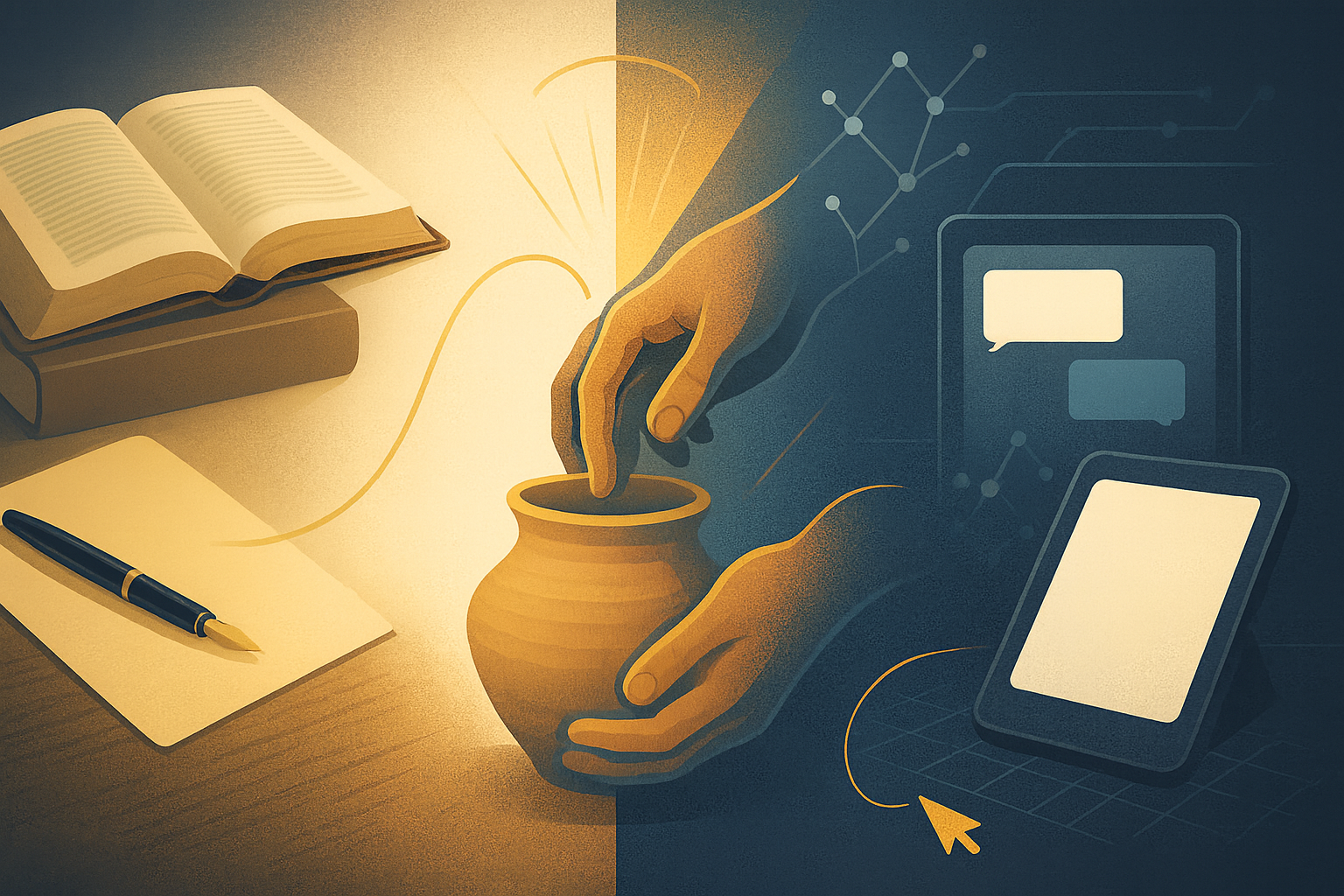 The Art of Being Slow and Manual